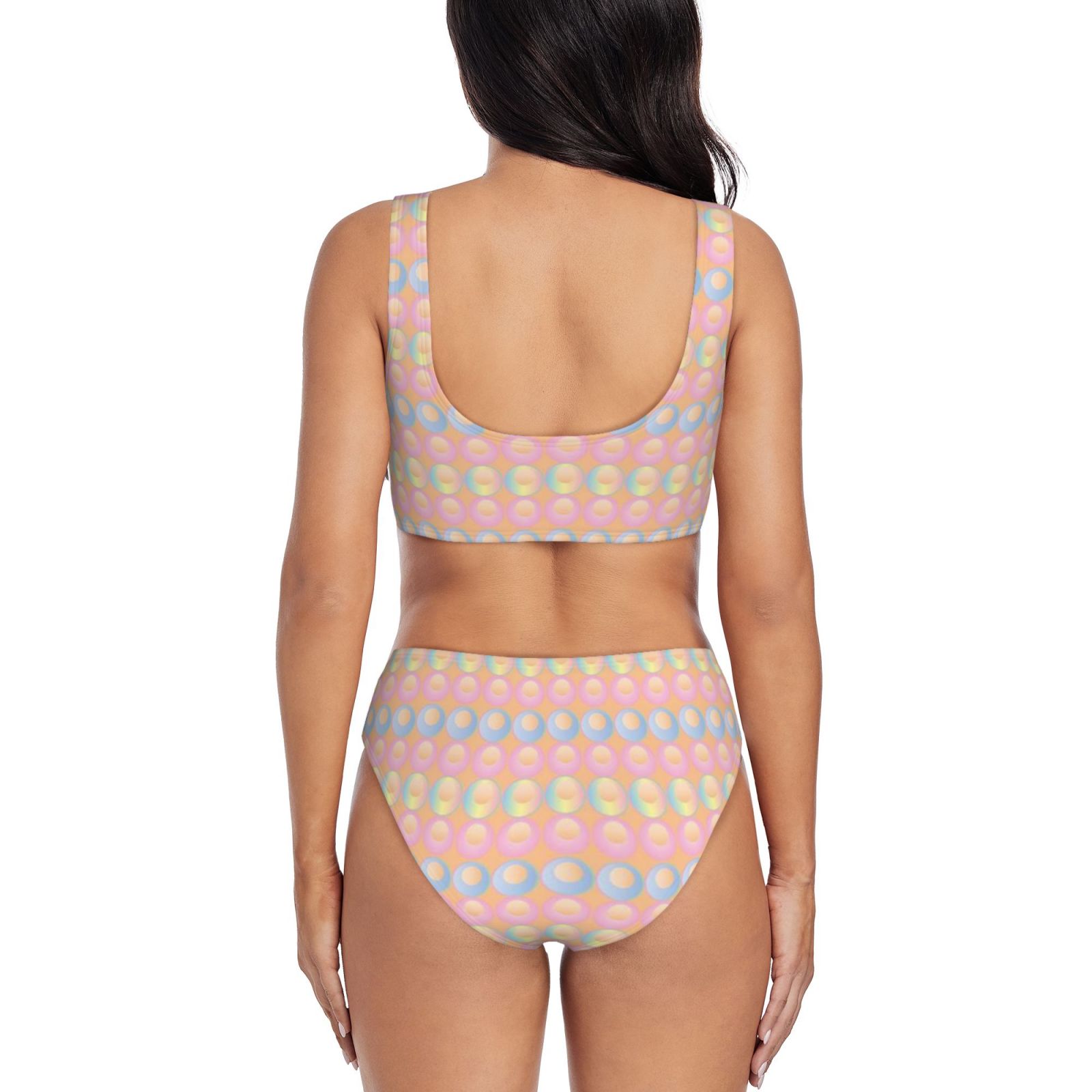 Women's two-piece cross bikini