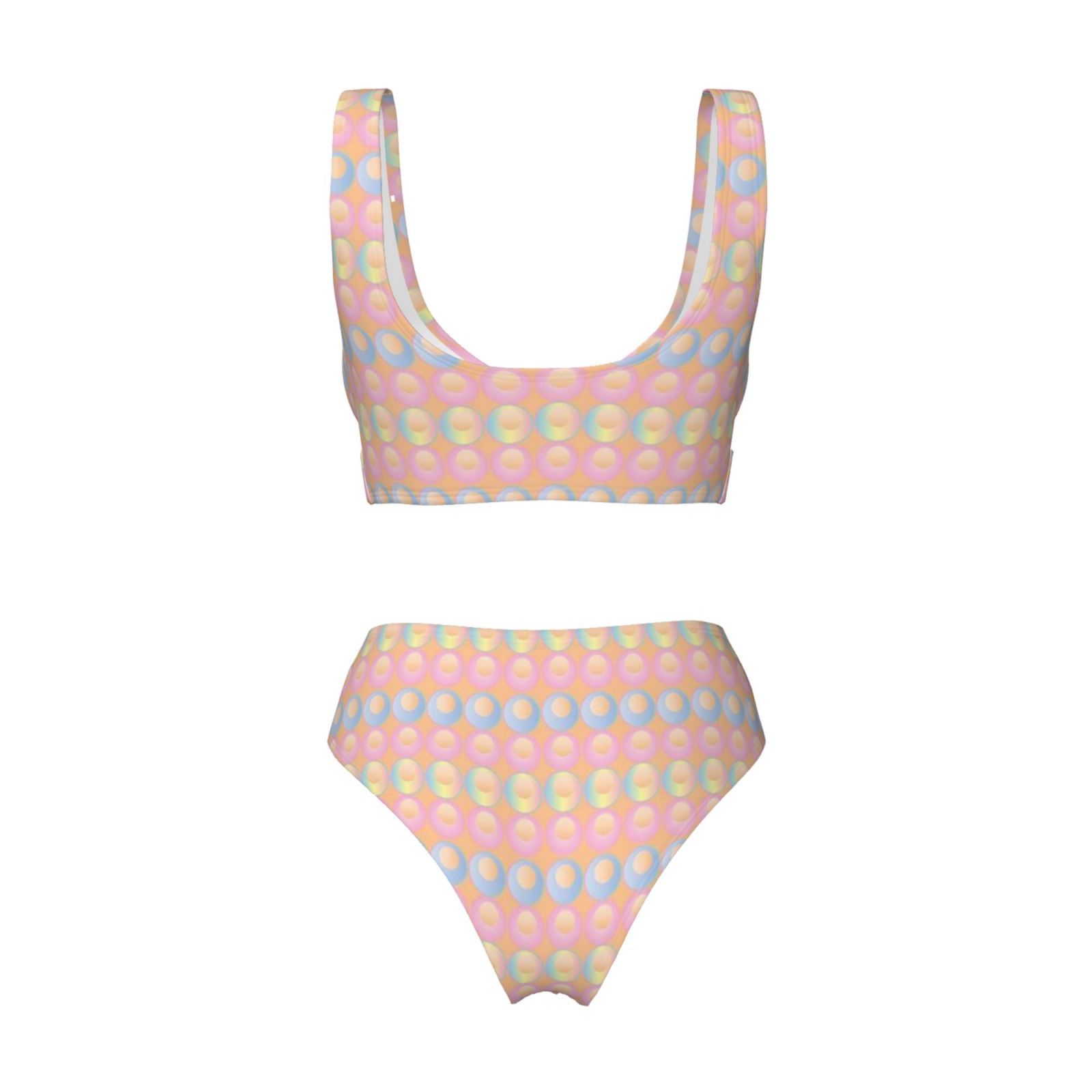 Women's two-piece cross bikini