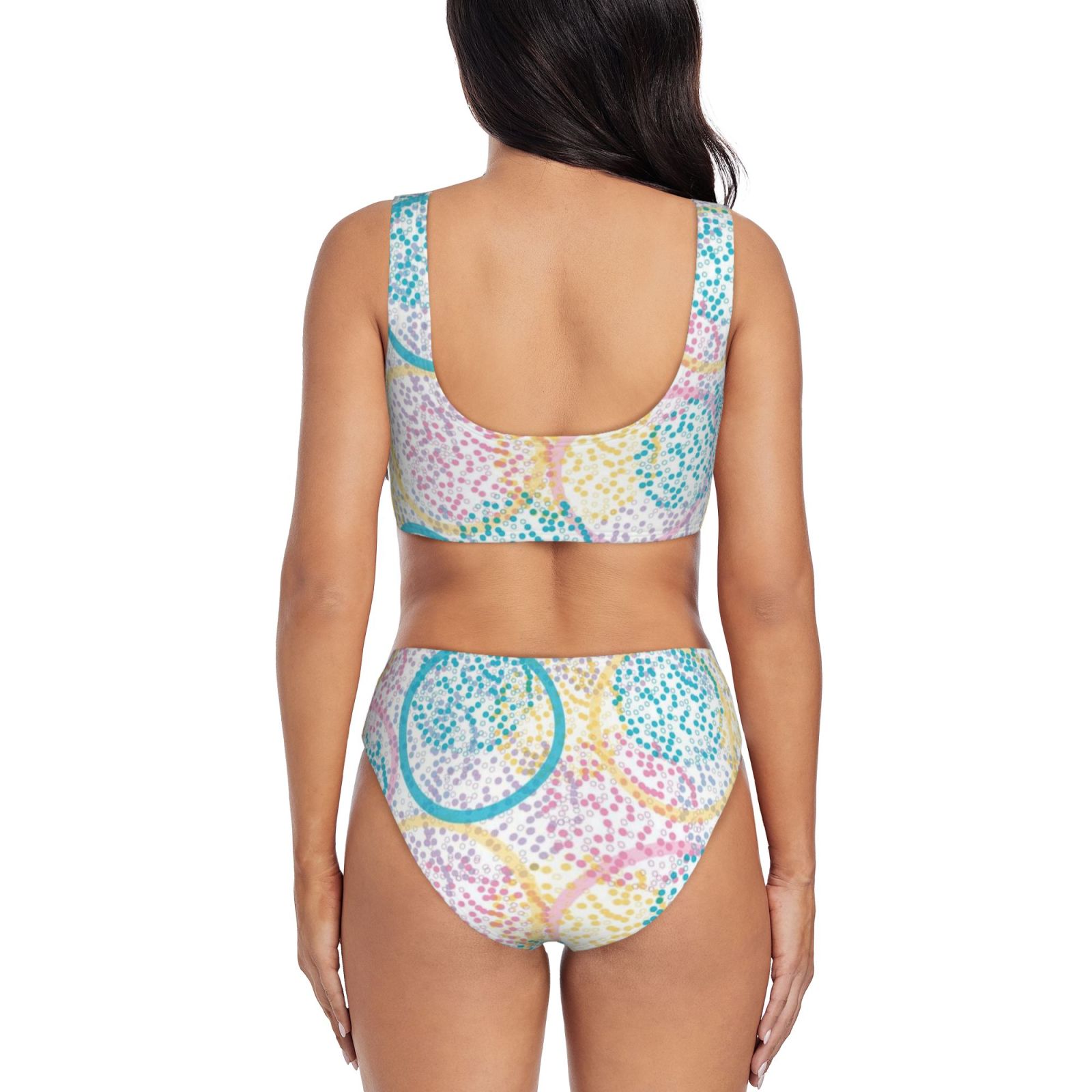 Women's two-piece cross bikini