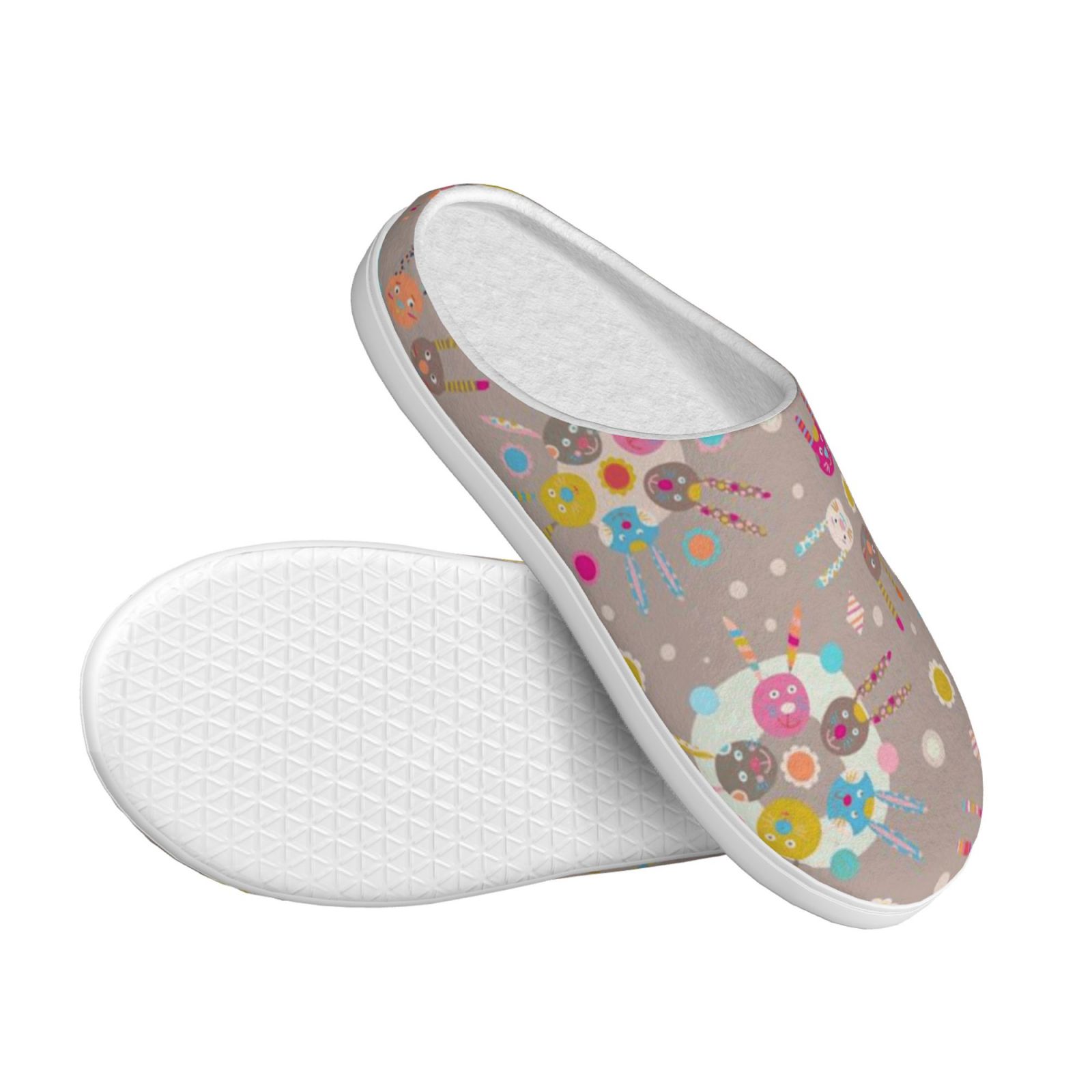 Adult TPR cotton slippers
