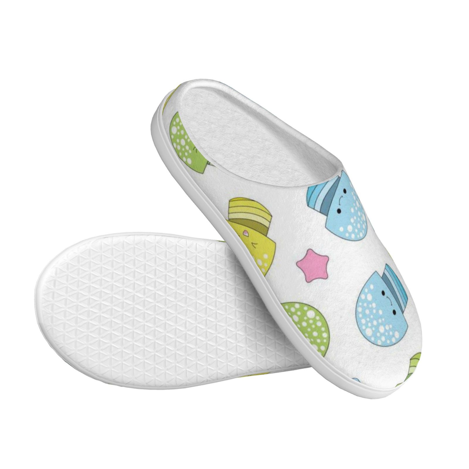 Adult TPR cotton slippers