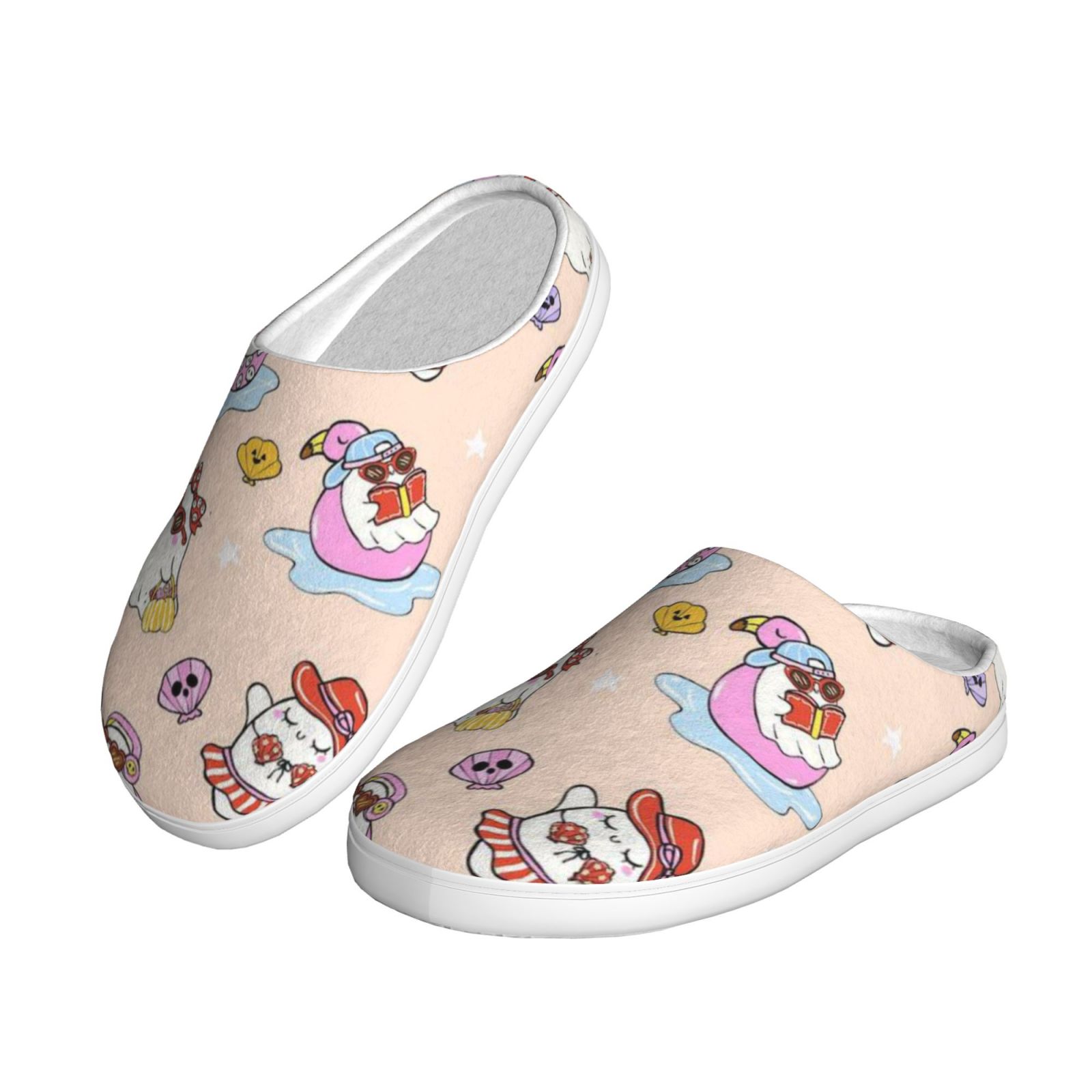 Adult TPR cotton slippers