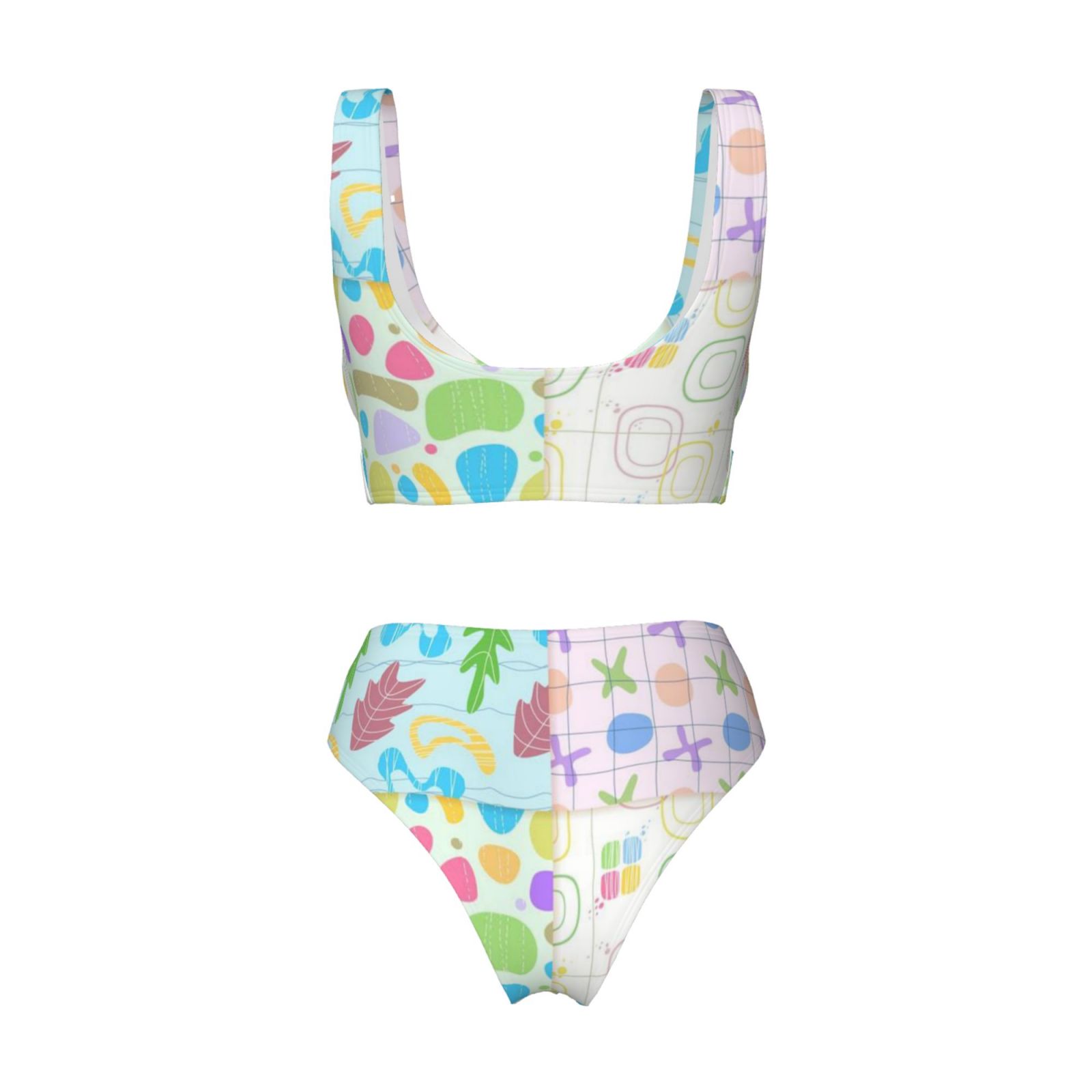 Women's two-piece cross bikini