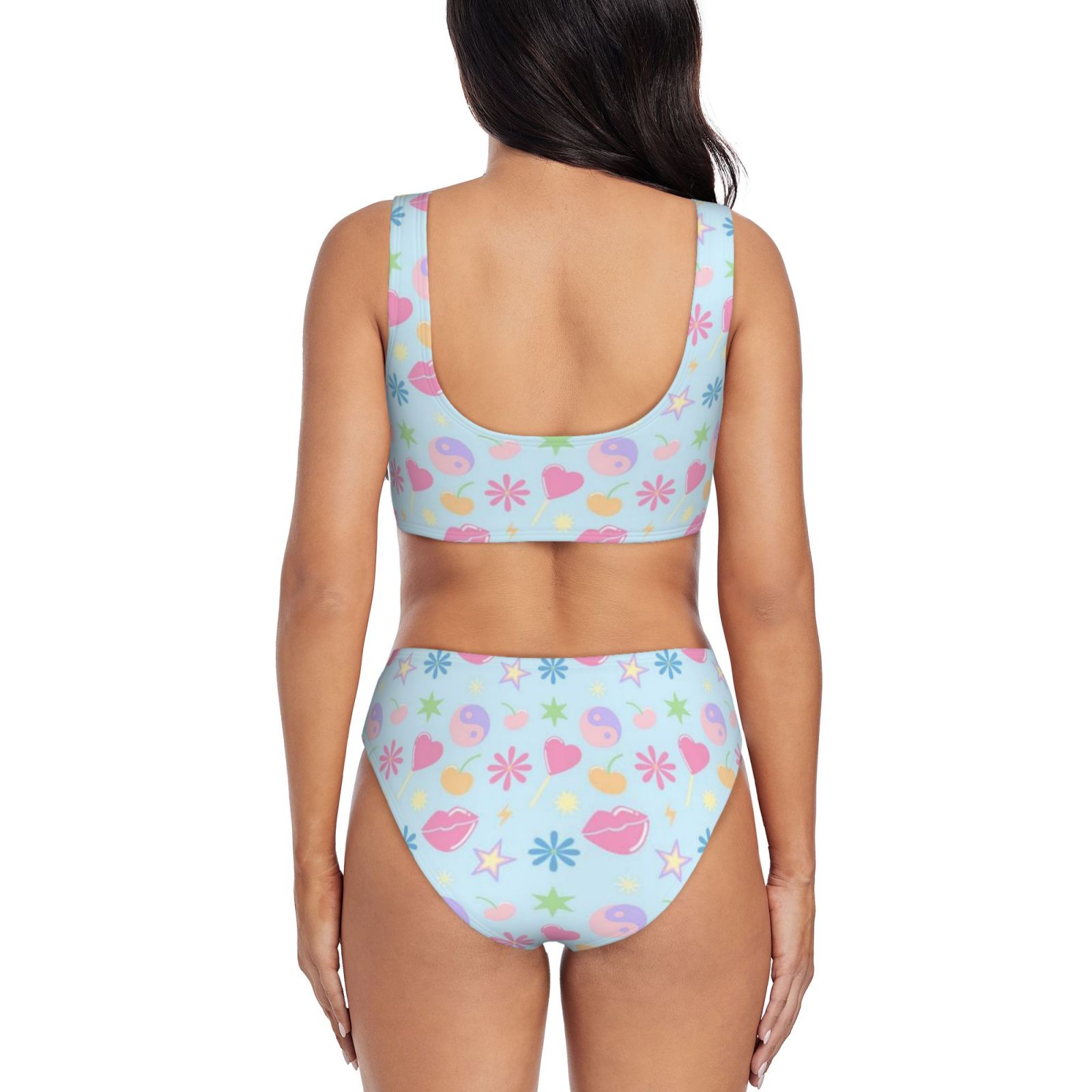 Women's two-piece cross bikini