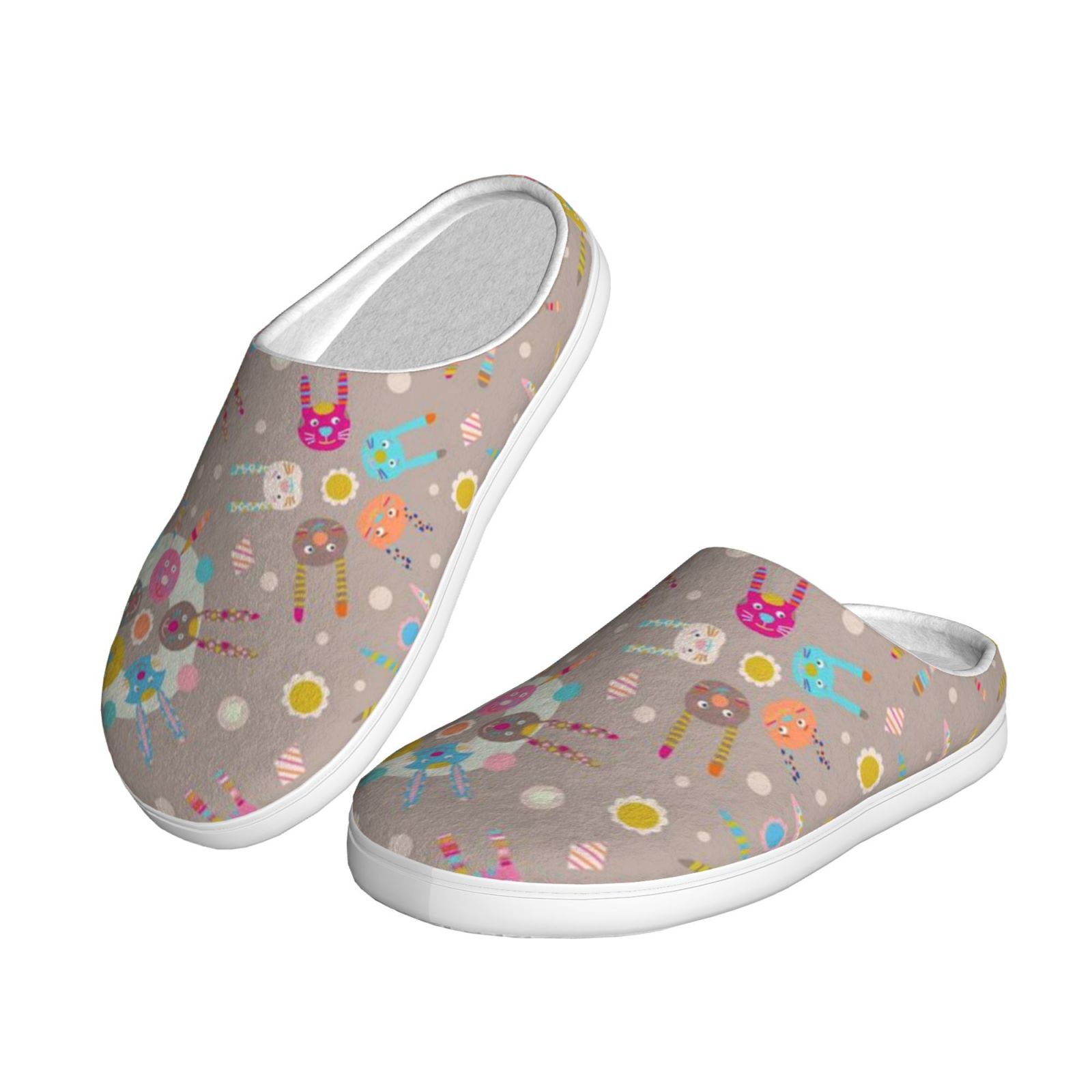 Adult TPR cotton slippers