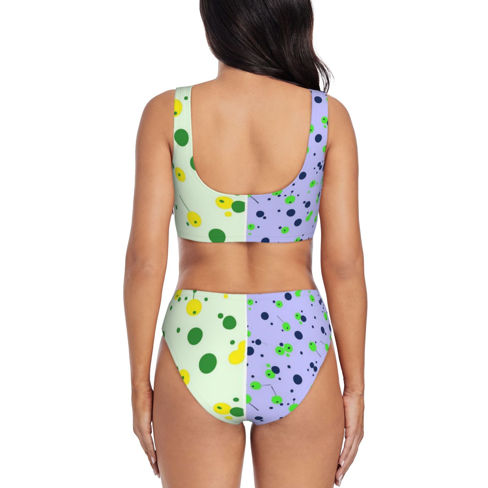 Women's two-piece cross bikini