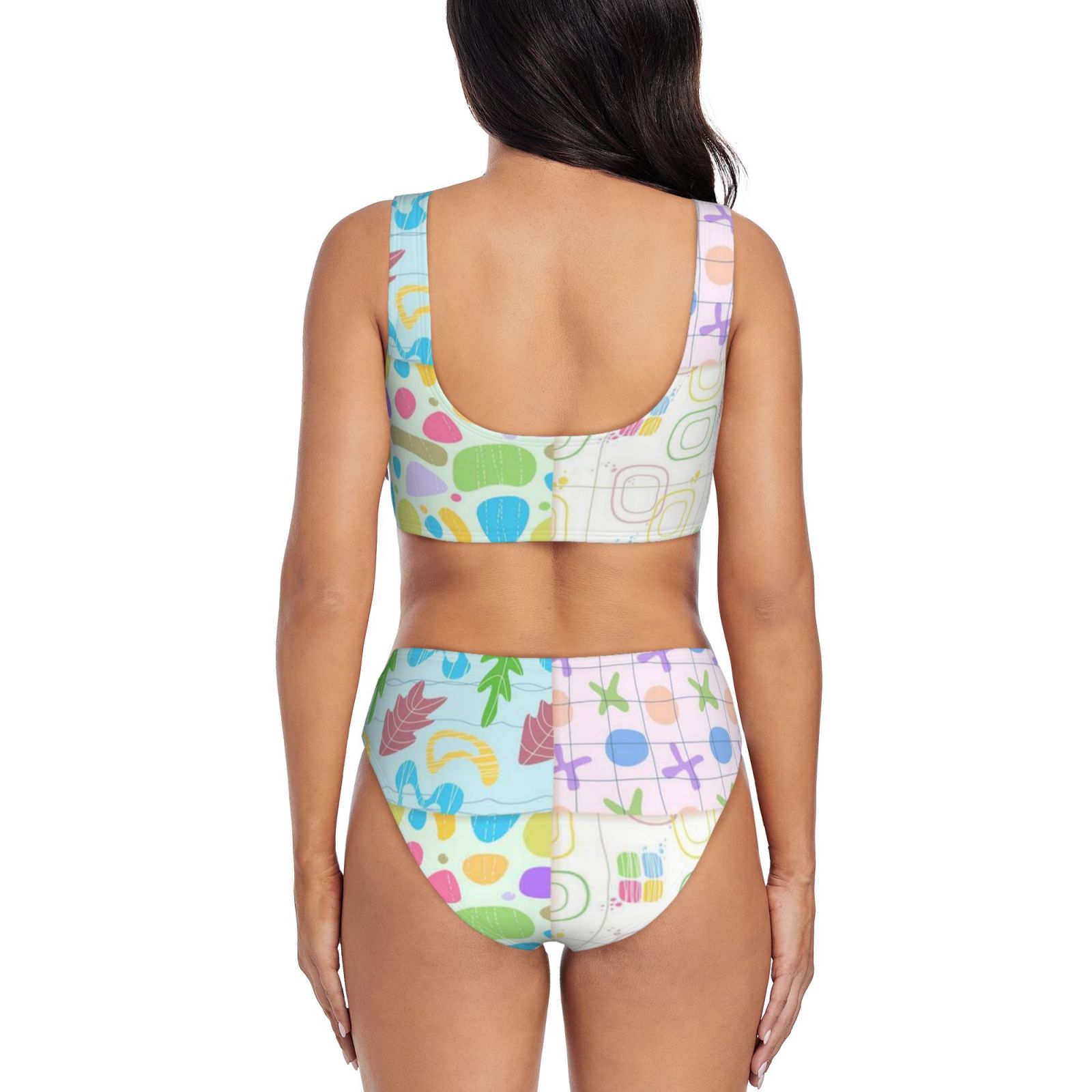Women's two-piece cross bikini