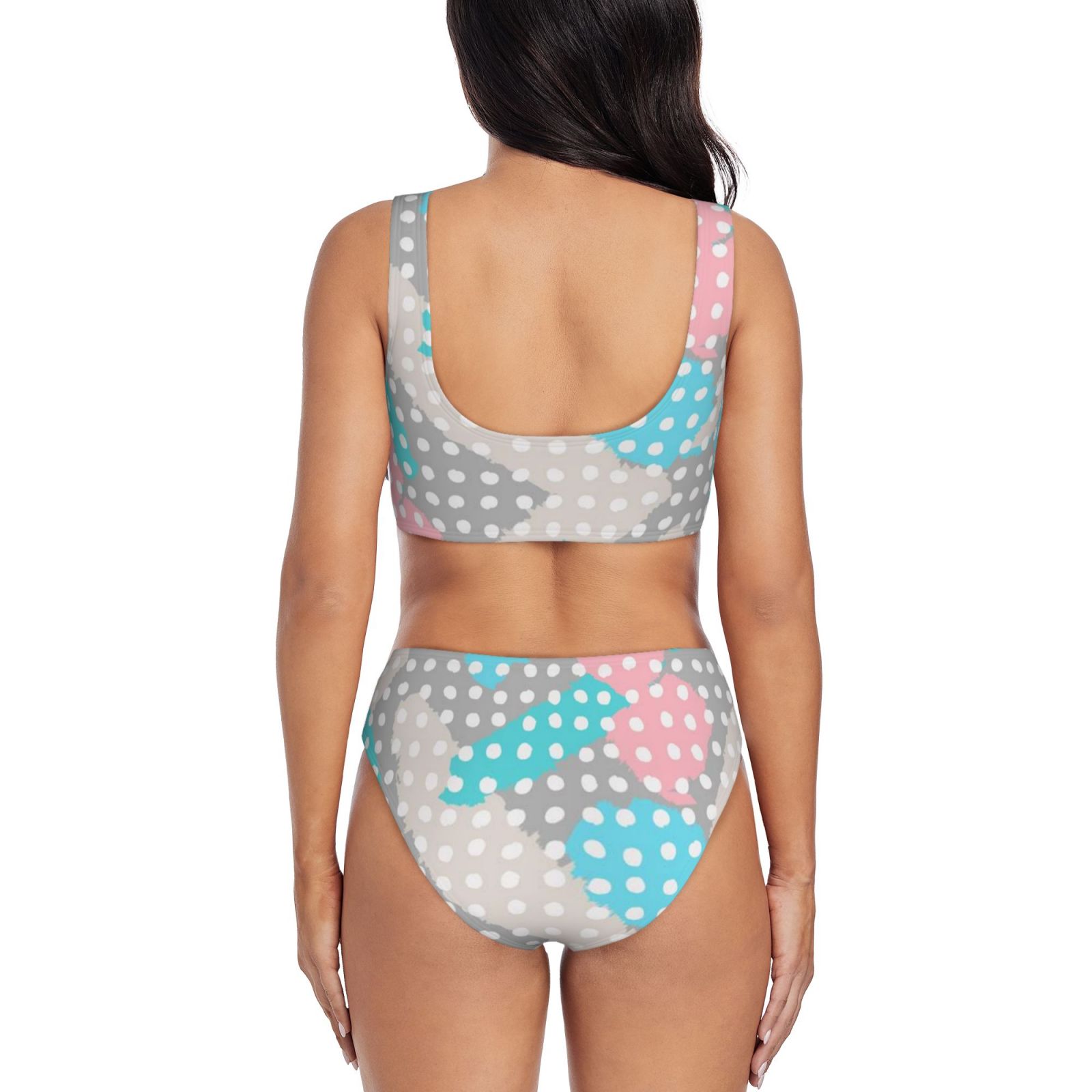 Women's two-piece cross bikini