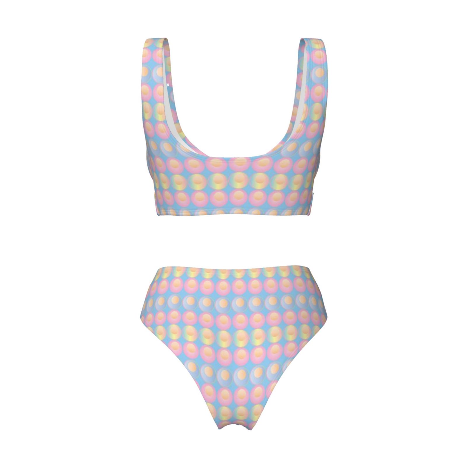 Women's two-piece cross bikini